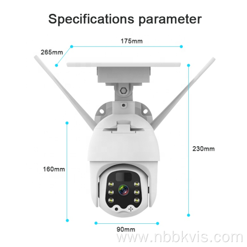 Surveillance Security night vision solar powered camera